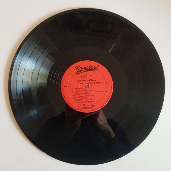 K.D. Lang and the Reclines A Truly Western Exp. Vinyl LP ⏺3/$40+Free Shipping!🚚 - Picture 4 of 8